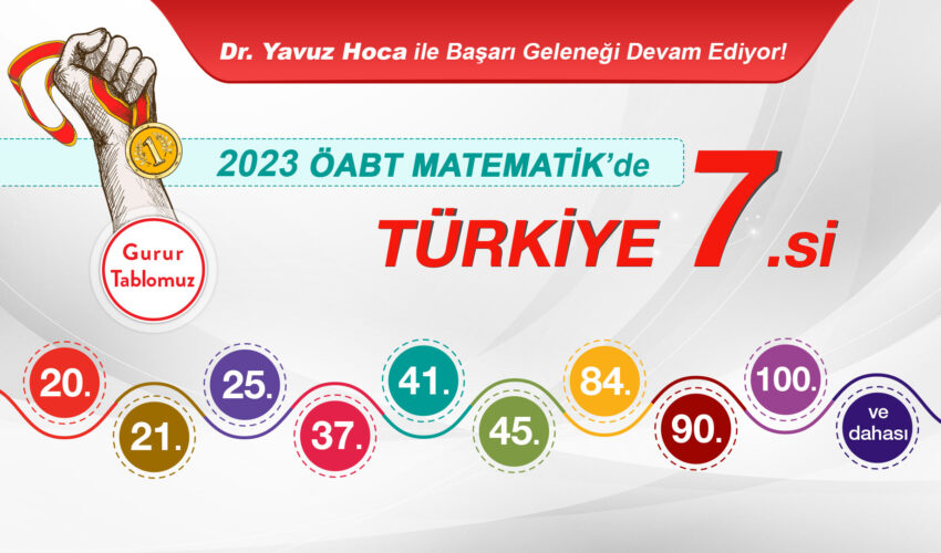 2023 ÖABT Matematik Başarılarımız