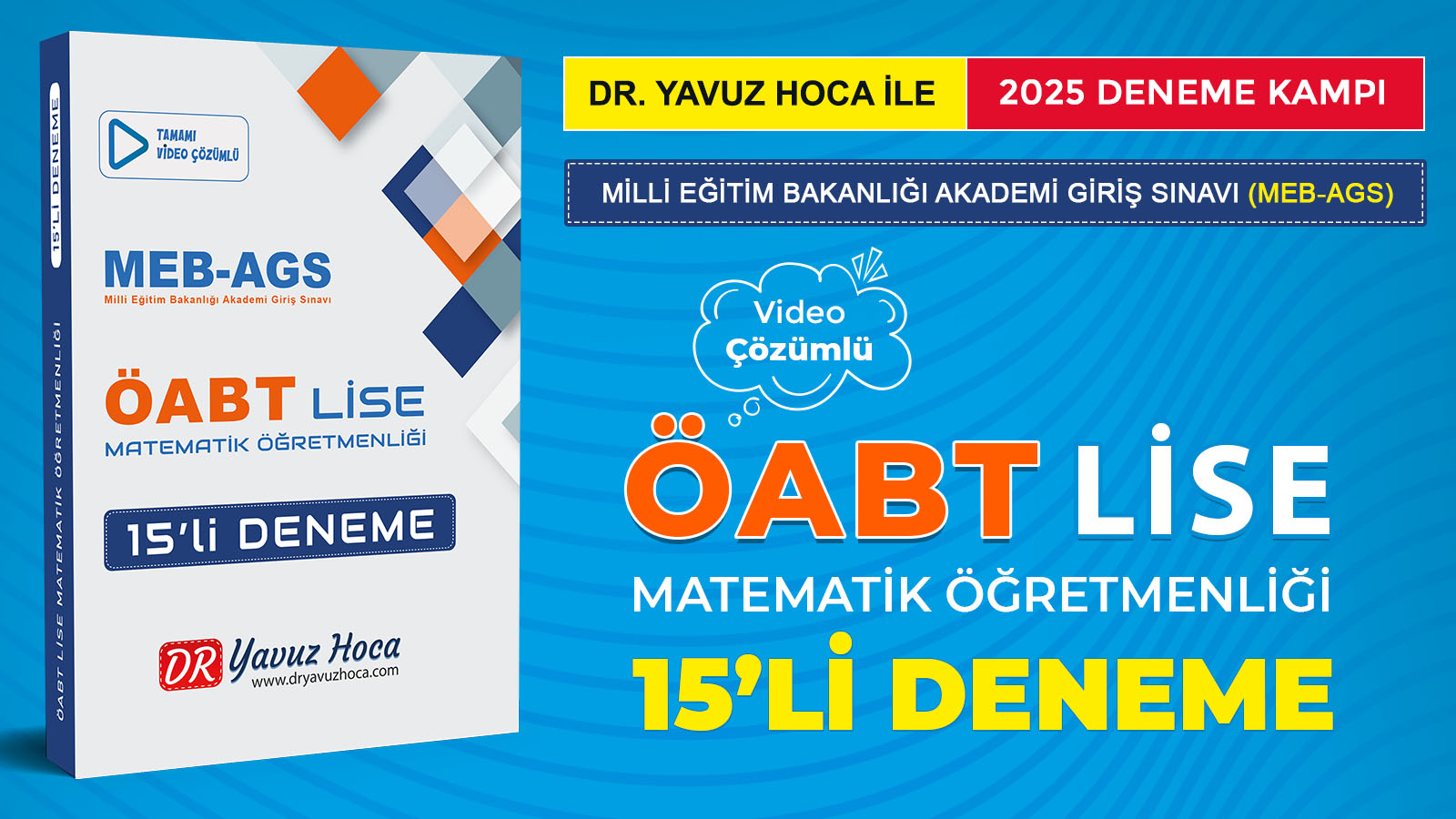 2025 ÖABT Lise Matematik Öğretmenliği 15'li Deneme