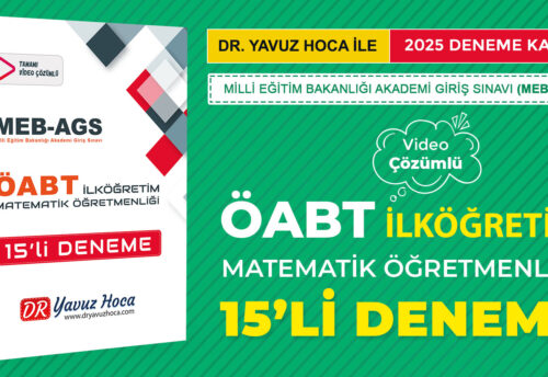 2025 MEB-AGS ÖABT İlköğretim Matematik Öğretmenliği Deneme